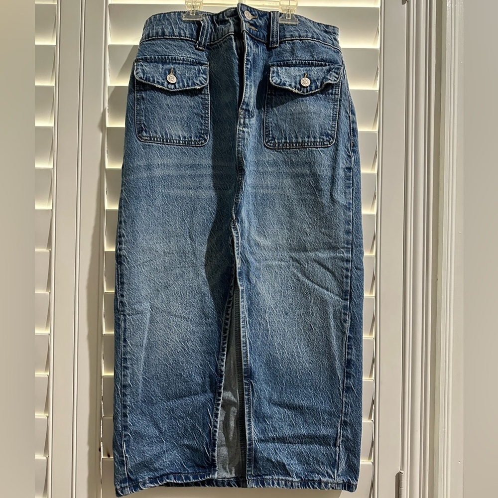 Free People Jean skirt, size 27, in good condition